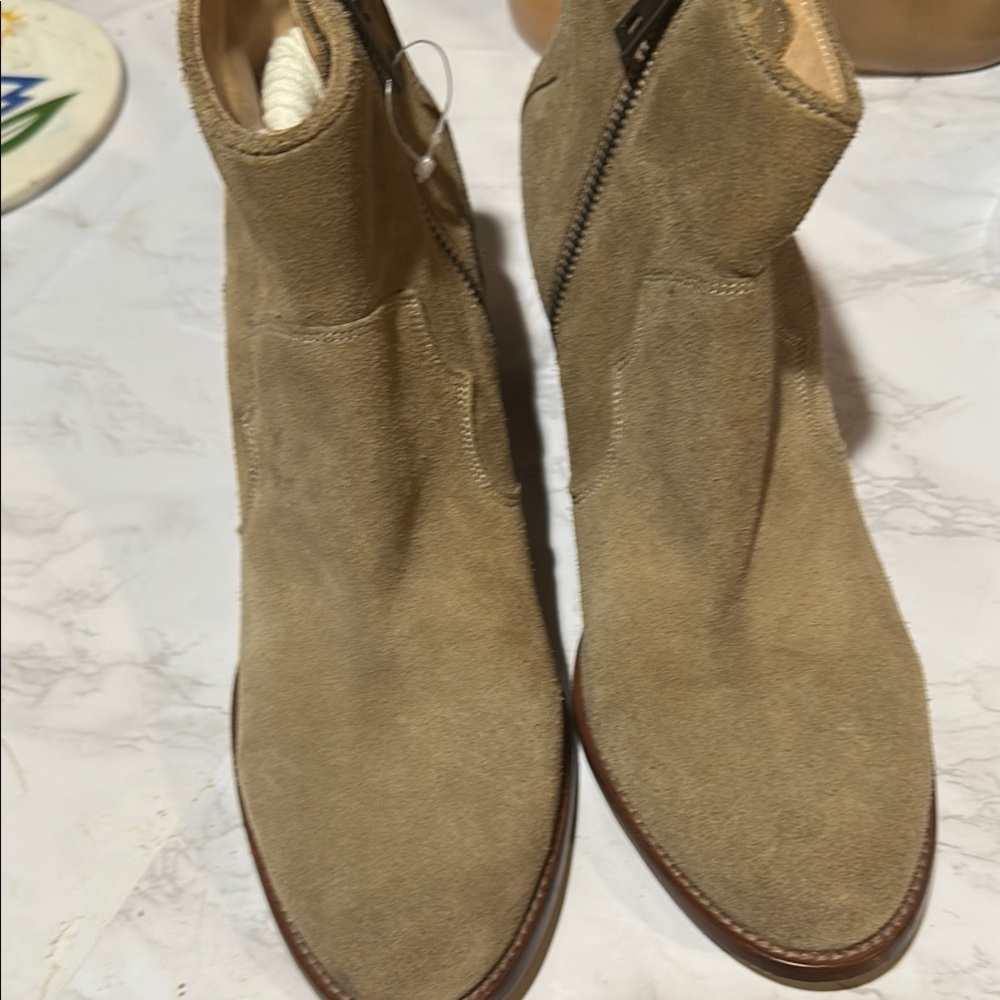 Zadig & Voltaire Tan Ankle Boots